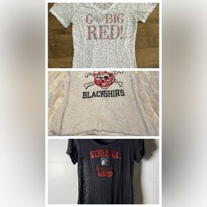 IN SEARCH OF!!! Nebraska Husker women’s burnout shirts.
